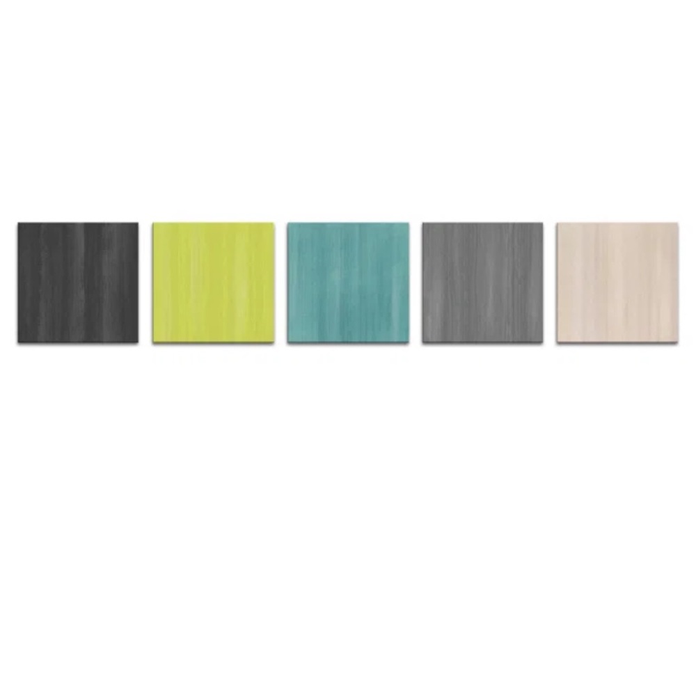1 set of 5 lightweight metal wall art panels - Picture 2 of 15